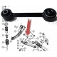 Brat oscilant suspensie spate DODGE CALIBER PM (2006-2012)