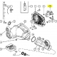 Bucsa suport tampon grup fata JEEP GRAND CHEROKEE WK (2005-2010)