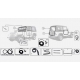 Cheder exterior geam dreapta JEEP WRANGLER YJ (1987-1995)