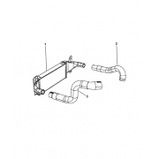 Furtun turbo admisie intercooler JEEP WRANGLER JK 2.8 CRD (2007-2015)