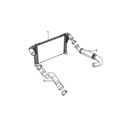 Furtun tur intercooler 55037791AE DODGE NITRO 2.8 CRD (2007-2011)