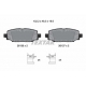 Set placute frana spate TEXTAR JEEP WRANGLER JL (2018-2022)