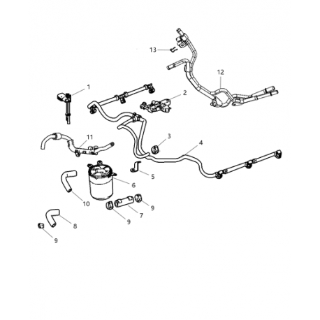 Furtun combustibil JEEP GRAND CHEROKEE 3.0 CRD (2005-2010)